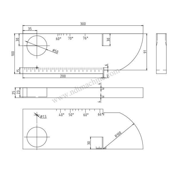 STB-A1 Calibration Block-Carbon Steel-JIS Z 2345:2000 - Non 